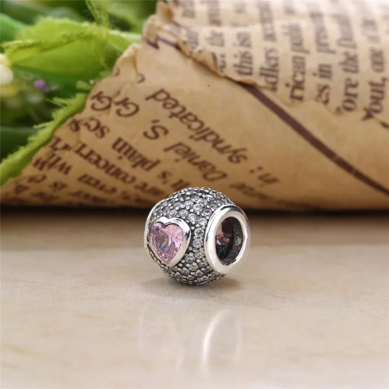 (imagine pentru) Talisman PANDORA, Captivating pavé inima din argint - Vizualizare 4