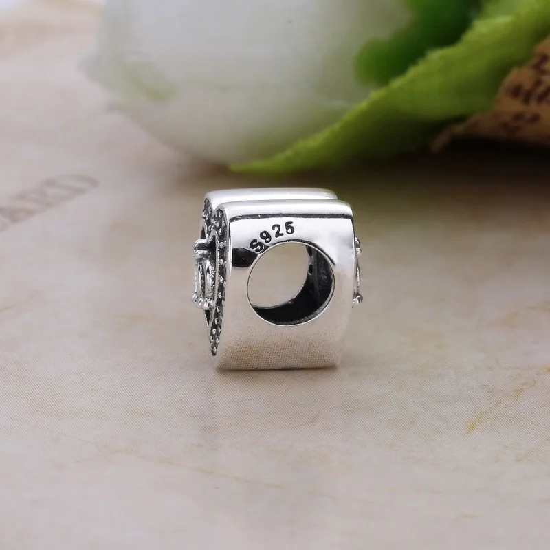 (imagine pentru) Talisman PANDORA, Coroana în inimă din argint - Vizualizare 2