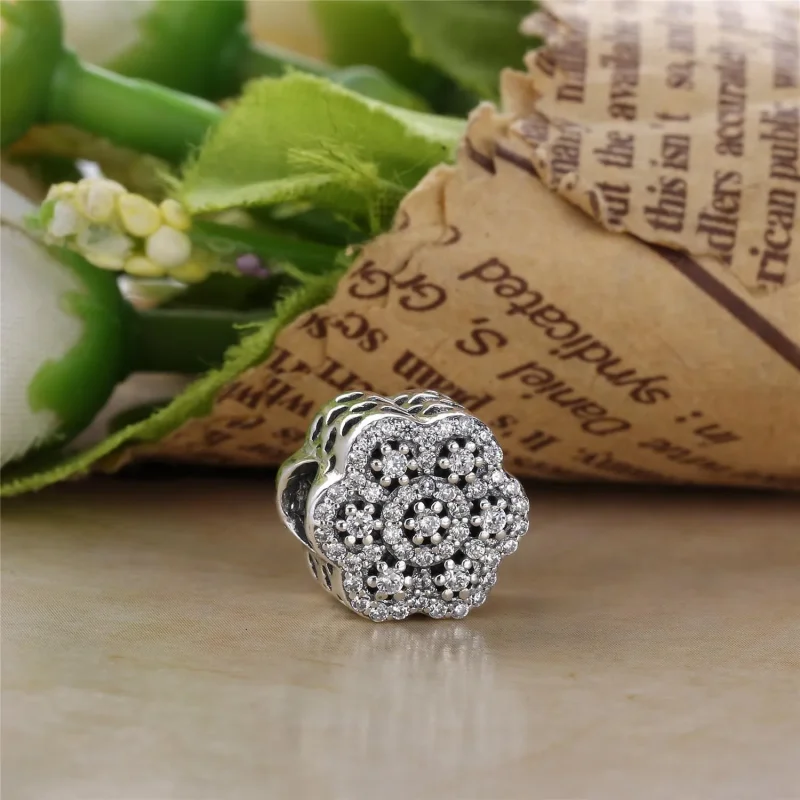 (imagine pentru) Talisman PANDORA, Cristalizat floral din argint - Vizualizare 2