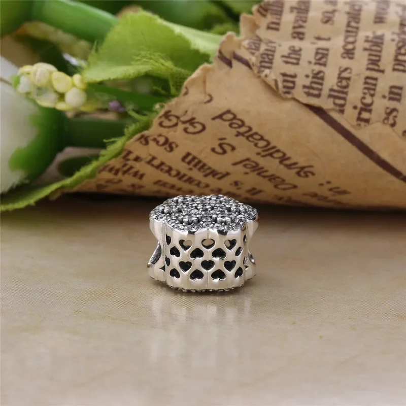 (imagine pentru) Talisman PANDORA, Cristalizat floral din argint - Vizualizare 4