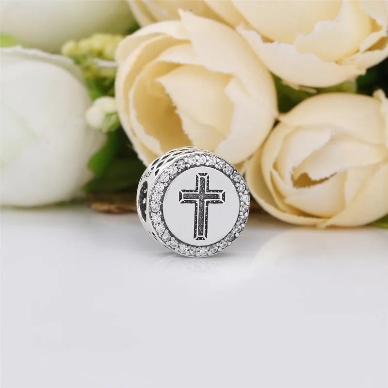(imagine pentru) Talisman PANDORA, Crucea credintei din argint - Vizualizare 2