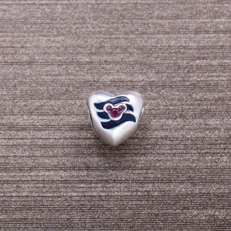 (imagine pentru) Talisman PANDORA, Disney, Inima lui Mickey din argint - Vizualizare 2