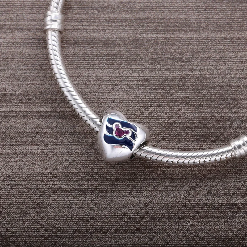 (imagine pentru) Talisman PANDORA, Disney, Inima lui Mickey din argint - Vizualizare 4