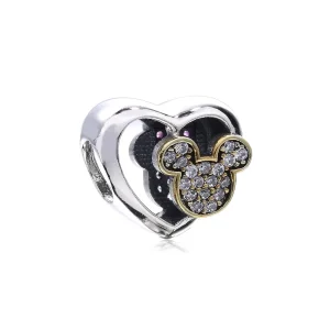 (imagine pentru) Talisman PANDORA, Disney, Mickey & Minnie din argint