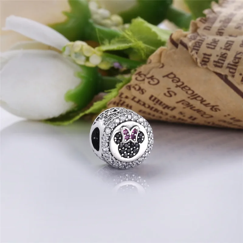 (imagine pentru) Talisman PANDORA, Disney, Mickey & Minnie spumante icoane din ar - Vizualizare 3