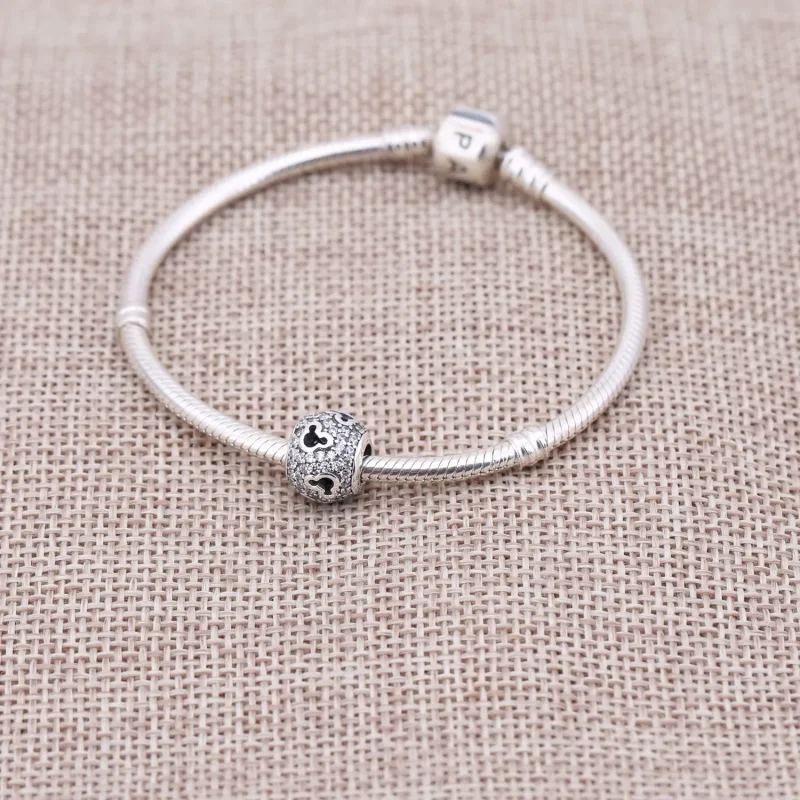(imagine pentru) Talisman PANDORA, Disney, Mickey siluete din argint - Vizualizare 2
