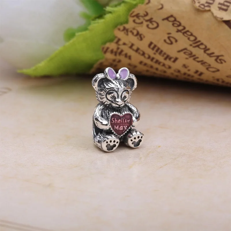(imagine pentru) Talisman PANDORA, Disney, Shellie Mai din argint - Vizualizare 2