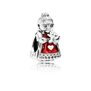 (imagine pentru) Talisman PANDORA, Doamna Crăciun din argint