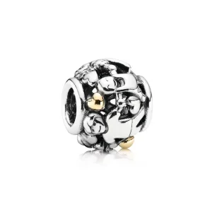 (imagine pentru) Talisman PANDORA, Familie pentru totdeauna Hearts din argint