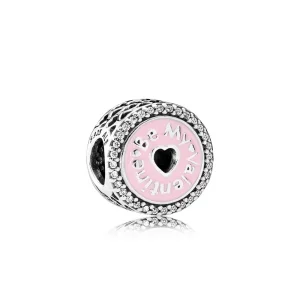 (imagine pentru) Talisman PANDORA, Fii My Valentine din argint