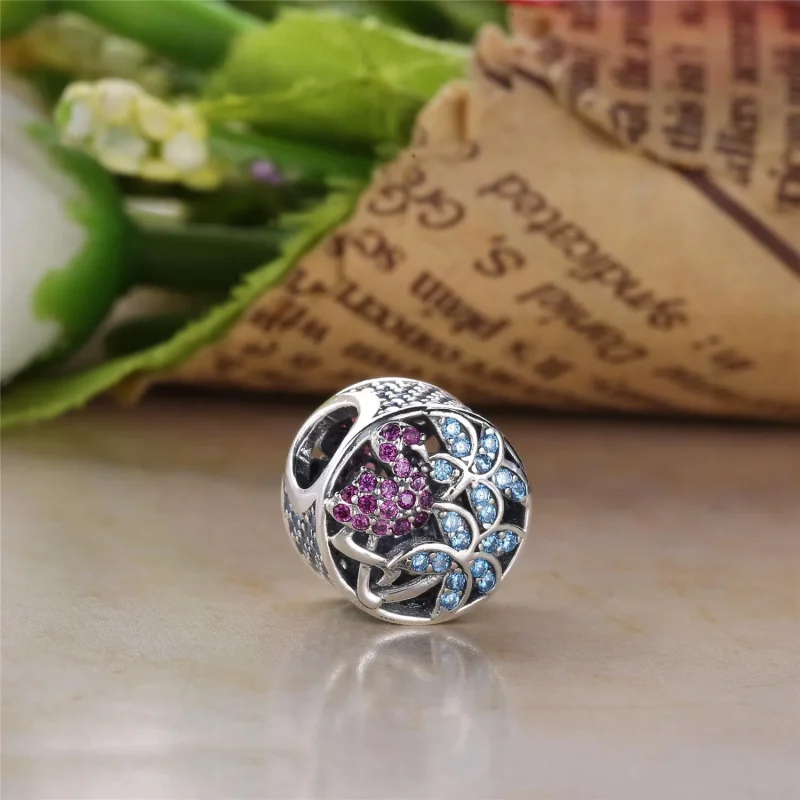 (imagine pentru) Talisman PANDORA, Flamingo tropical din argint - Vizualizare 5