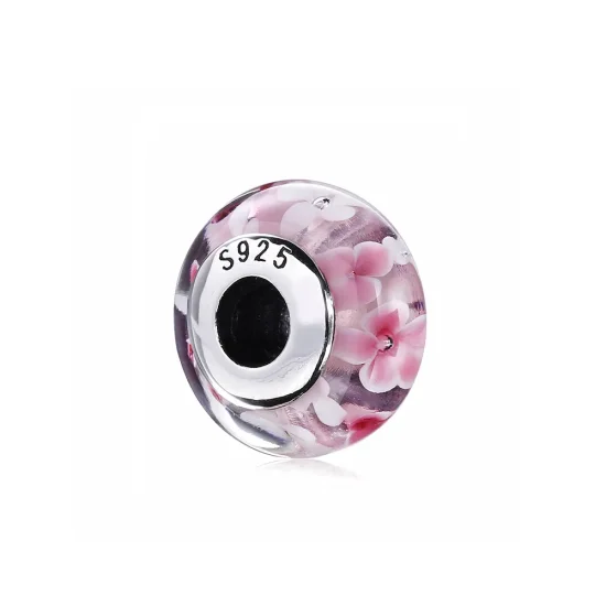(imagine pentru) Talisman PANDORA, Floare roz din argint 791652A