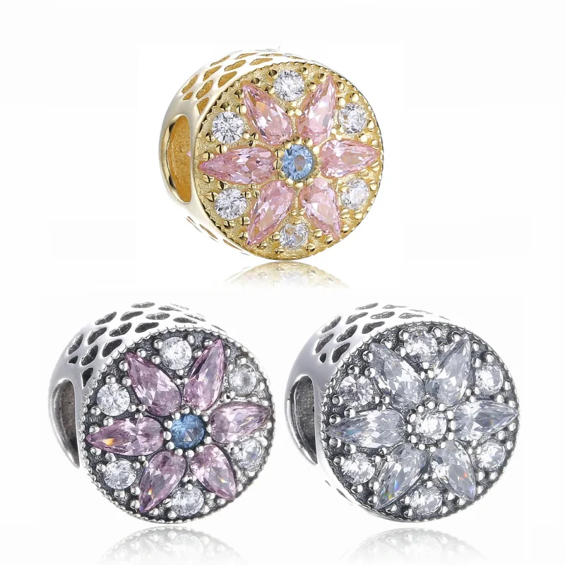 (imagine pentru) Talisman PANDORA, Floral opulent din aur - Vizualizare 2