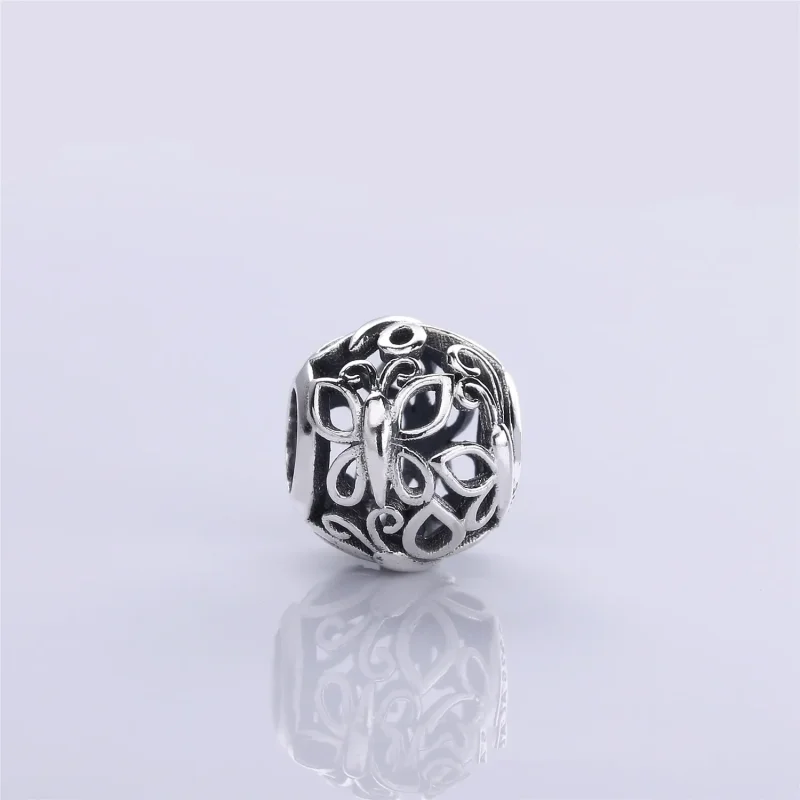 (imagine pentru) Talisman PANDORA, Fluture gradina din argint - Vizualizare 2