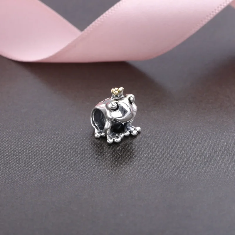 (imagine pentru) Talisman PANDORA, Frog Prince din argint, aur 14k - Vizualizare 2