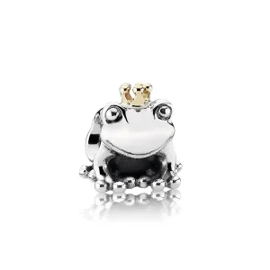 (imagine pentru) Talisman PANDORA, Frog Prince din argint, aur 14k