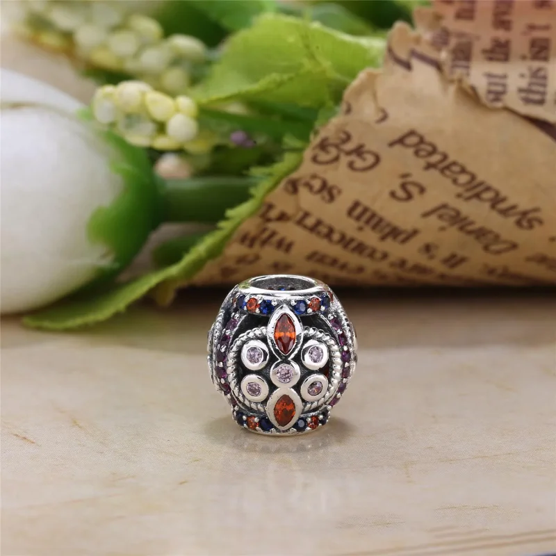 (imagine pentru) Talisman PANDORA, Galaxie strălucitoare din argint - Vizualizare 3