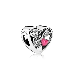 Talisman PANDORA, Lovit de dragoste din argint (imagine pentru) Talisman PANDORA, Lovit de dragoste din argint