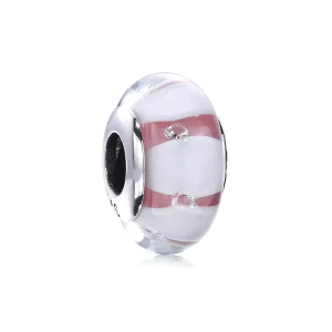 (imagine pentru) Talisman PANDORA, Maro sticlă de Murano din argint