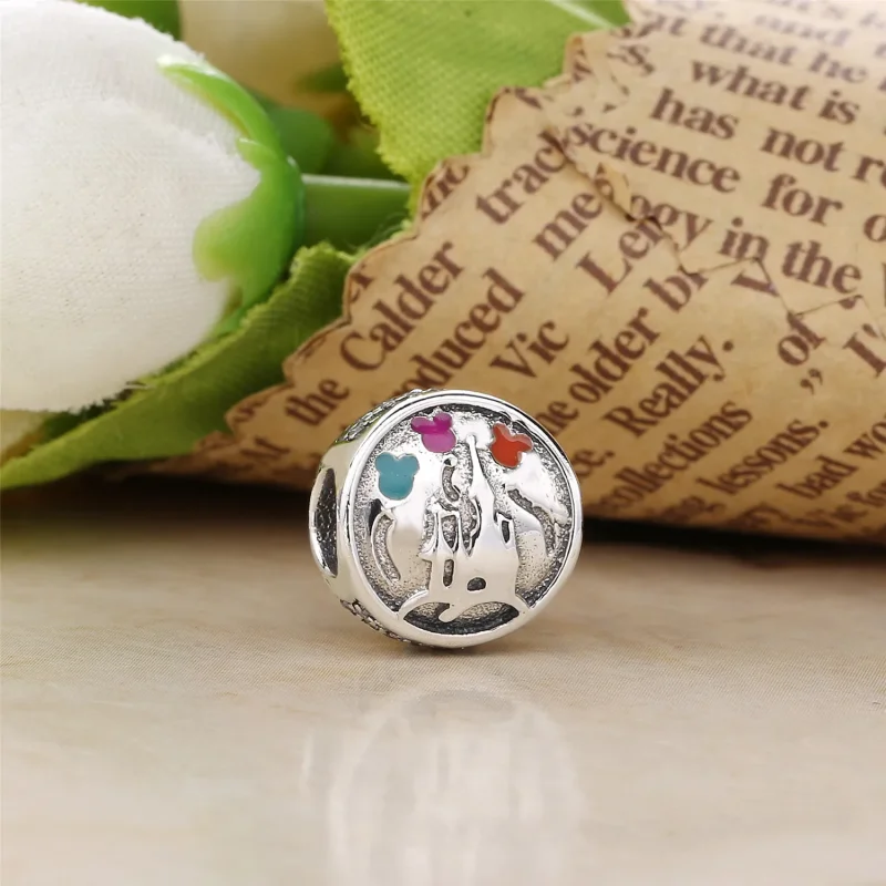 (imagine pentru) Talisman PANDORA, Mickey Mouse la mulţi ani din argint - Vizualizare 2