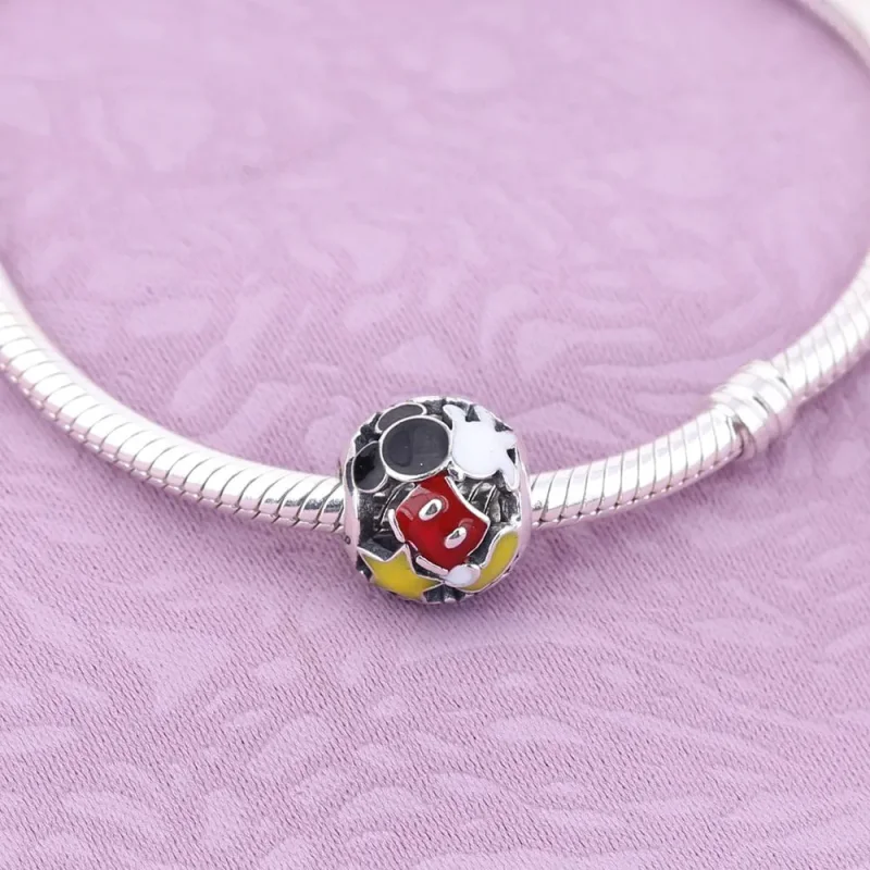 (imagine pentru) Talisman PANDORA, Mickey Mouse "Mickey Mania" din argint - Vizualizare 2
