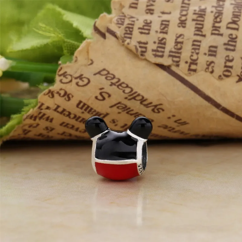 (imagine pentru) Talisman PANDORA, Mickey Mouse Pictogramă siluetă din argint - Vizualizare 3