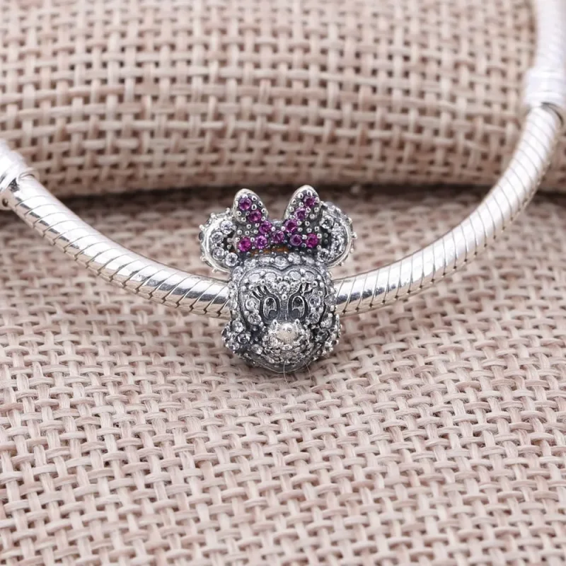 (imagine pentru) Talisman PANDORA, Minnie [ediție limitată] din argint - Vizualizare 2