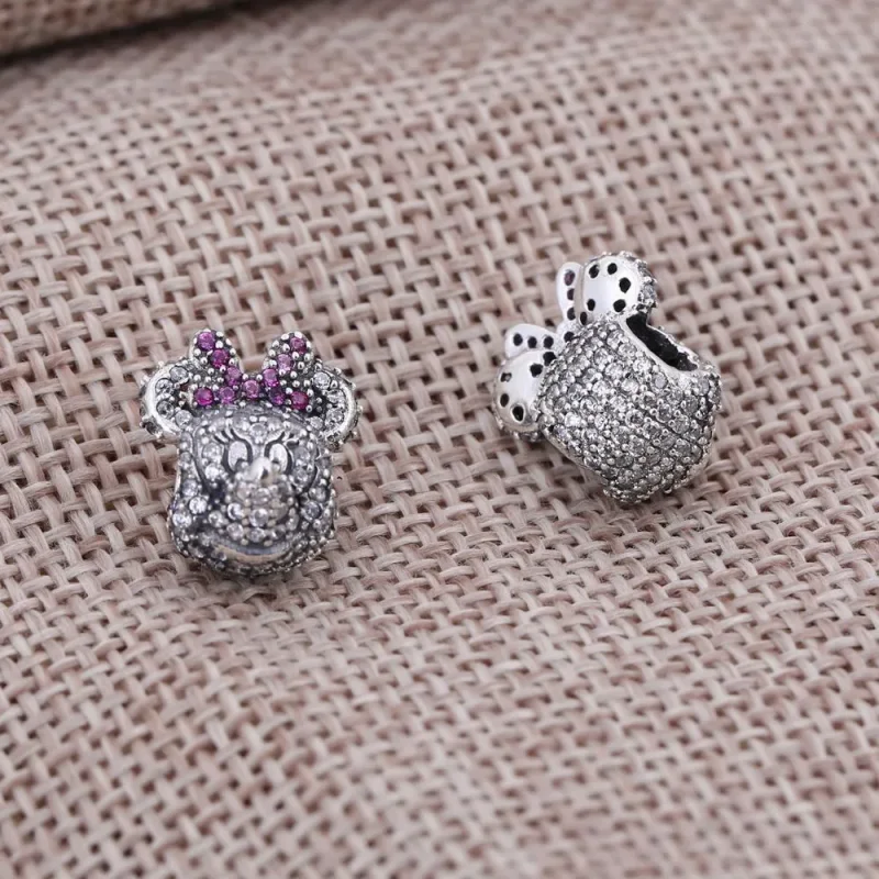 (imagine pentru) Talisman PANDORA, Minnie [ediție limitată] din argint - Vizualizare 3