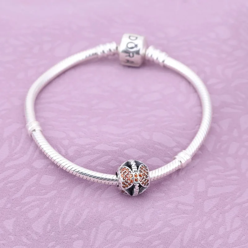 (imagine pentru) Talisman PANDORA, Minnie Mouse "Minnie's Sparkling Bow" din argi - Vizualizare 2