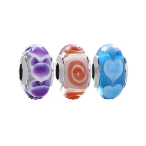 (imagine pentru) Talisman PANDORA, Murano Glass din argint