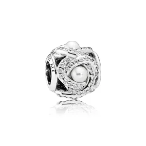 (imagine pentru) Talisman PANDORA, Nodul de dragoste luminos din argint