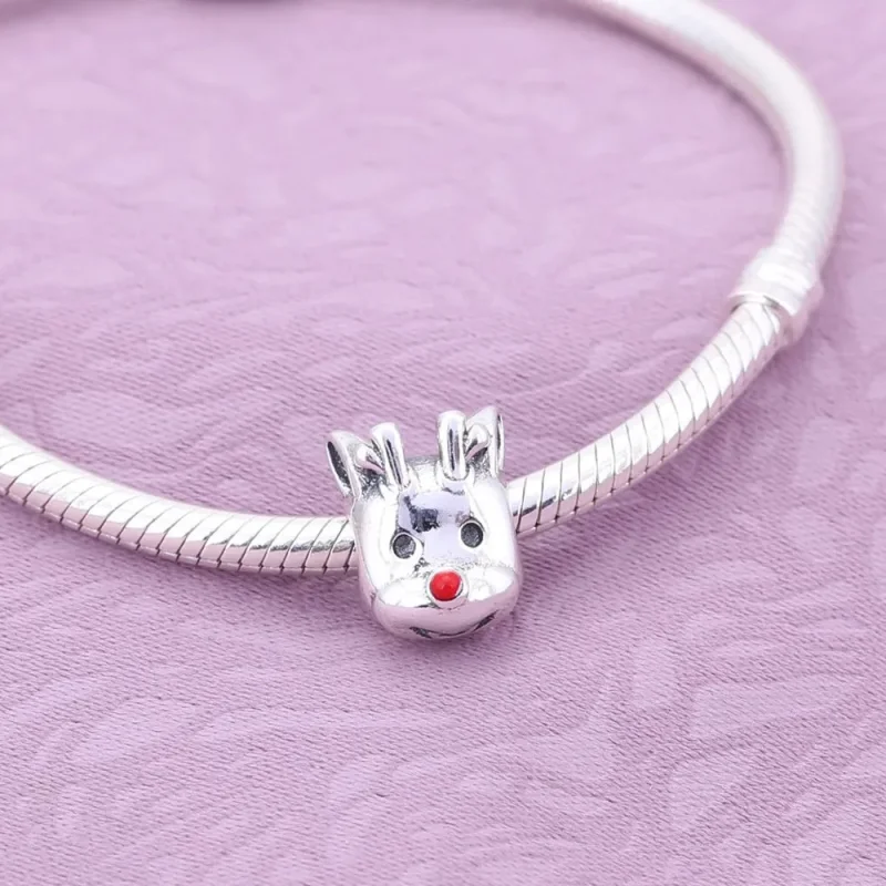(imagine pentru) Talisman PANDORA, Născut Reindeer din argint - Vizualizare 2