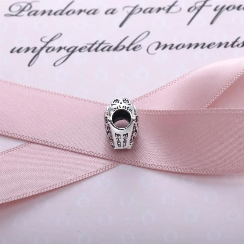 (imagine pentru) Talisman PANDORA, O inimă opulenta din argint - Vizualizare 3