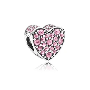 (imagine pentru) Talisman PANDORA, O inimă uluitoare din argint 792069PCZ