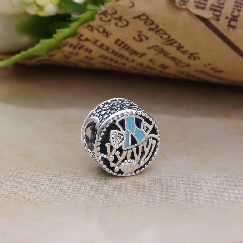 (imagine pentru) Talisman PANDORA, Oceanul Vieții din argint - Vizualizare 2