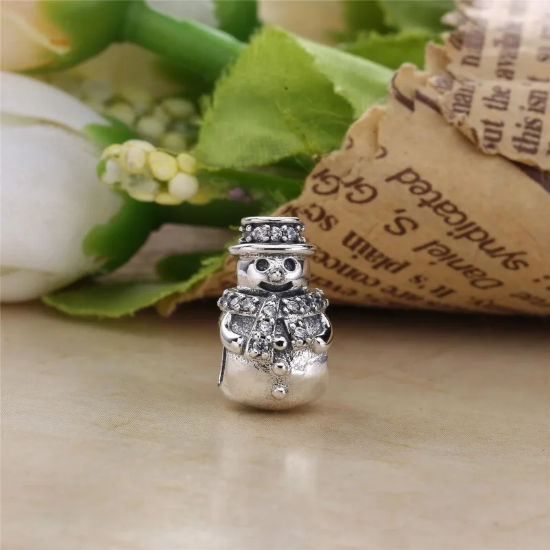 (imagine pentru) Talisman PANDORA, Om de zapada din argint 792001CZ - Vizualizare 2