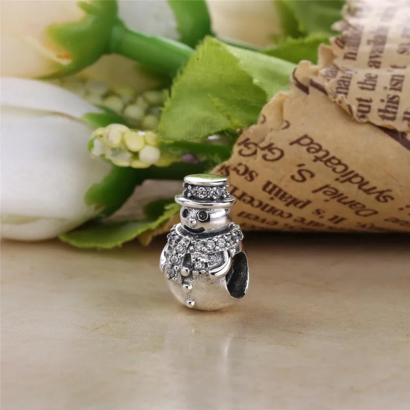 (imagine pentru) Talisman PANDORA, Om de zapada din argint 792001CZ - Vizualizare 3