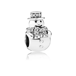 Talisman PANDORA, Om de zapada din argint 792001CZ (imagine pentru) Talisman PANDORA, Om de zapada din argint 792001CZ