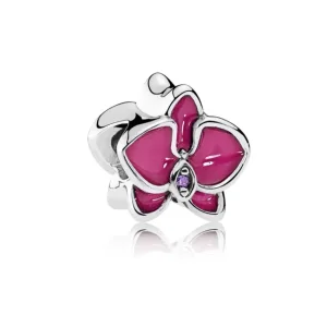 (imagine pentru) Talisman PANDORA, Orhidee din argint