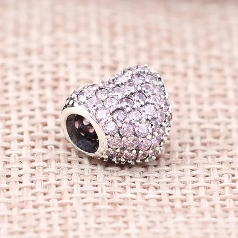 (imagine pentru) Talisman PANDORA, Pavé Inima din argint 791052PCZ - Vizualizare 2