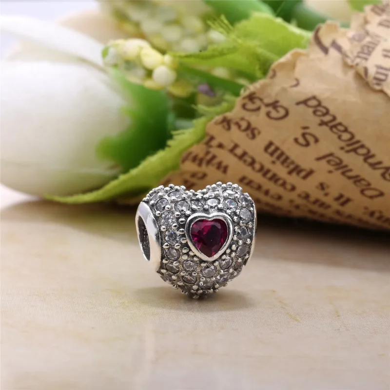 (imagine pentru) Talisman PANDORA, Pavé Inima din argint - Vizualizare 4