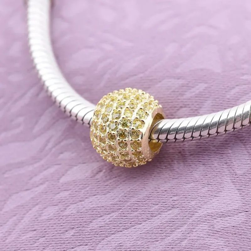 (imagine pentru) Talisman PANDORA, Pavé Lumini din aur - Vizualizare 3