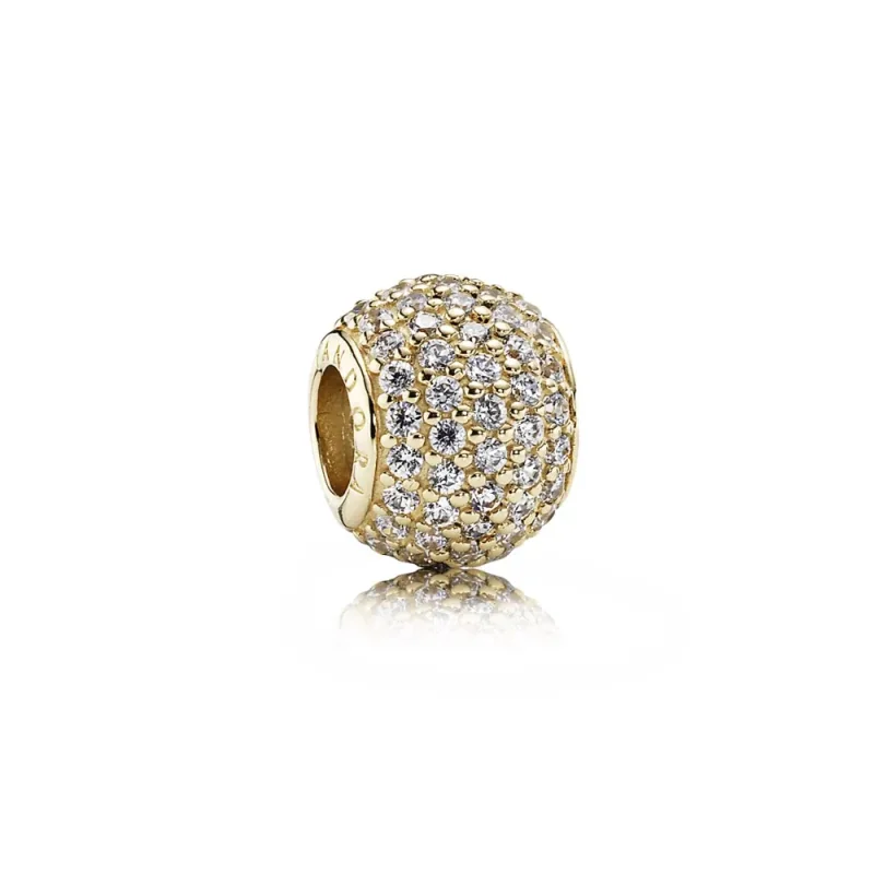 (imagine pentru) Talisman PANDORA, Pavé Lumini din aur