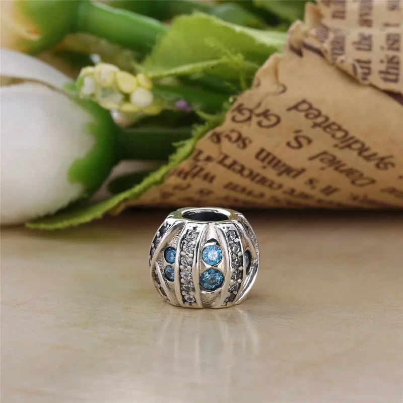 (imagine pentru) Talisman PANDORA, Piatra Albastră din argint - Vizualizare 3
