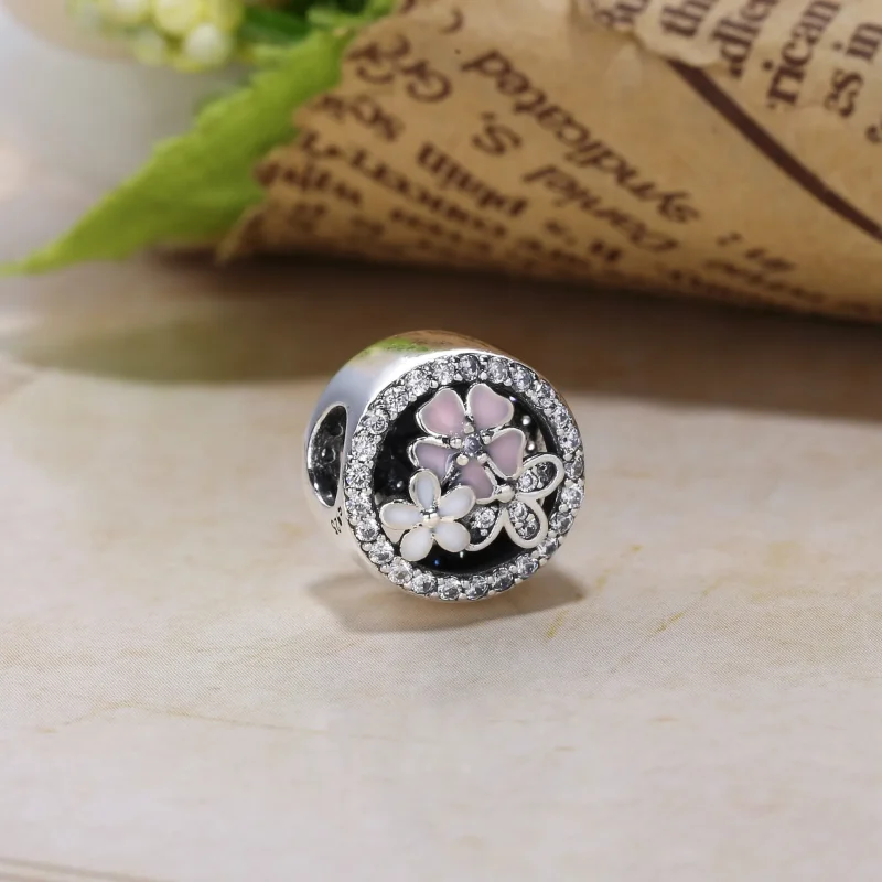 (imagine pentru) Talisman PANDORA, Poetică Infloreste din argint - Vizualizare 3