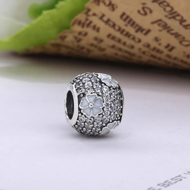 (imagine pentru) Talisman PANDORA, Primrosei Meadow din argint - Vizualizare 2