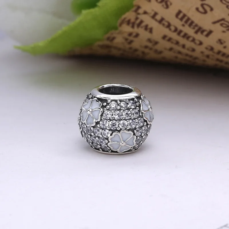 (imagine pentru) Talisman PANDORA, Primrosei Meadow din argint - Vizualizare 3