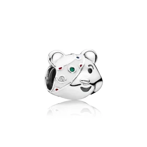 (imagine pentru) Talisman PANDORA, Pudsey Bear din argint