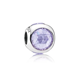 Talisman PANDORA, Radiant Droplet Lavender din argint (imagine pentru) Talisman PANDORA, Radiant Droplet Lavender din argint