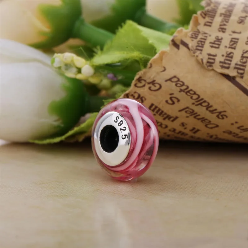 (imagine pentru) Talisman PANDORA, Roz Fascinant din argint - Vizualizare 2